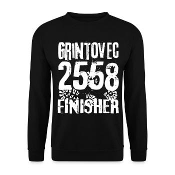 Grintovec 2558 Slovenia Mountaineering Hiking - Unisex Sweatshirt - black - Front - Alina (178cm) & Michal (187cm)