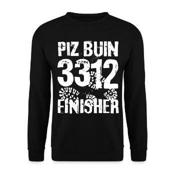 Piz Buin Finisher 3312 Mountaineer Wanderer Mountain - Sweat-shirt Unisexe - noir - Devant - Alina (178cm) & Michal (187cm)