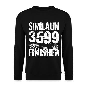 Similaun 3599 Finisher Bergsteiger Ötztal Tirol - Unisex Pullover - Schwarz - Vorne - Alina (178cm) & Michal (187cm)