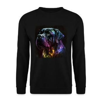 Cane Corso für einen Cane Corso Besitzer - Unisex Pullover - Schwarz - Vorne - Alina (178cm) & Michal (187cm)