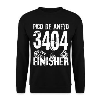 Pico de Aneto Maladeta Pyrénées Espagne Néthou - Sweat-shirt Unisexe - noir - Devant - Alina (178cm) & Michal (187cm)