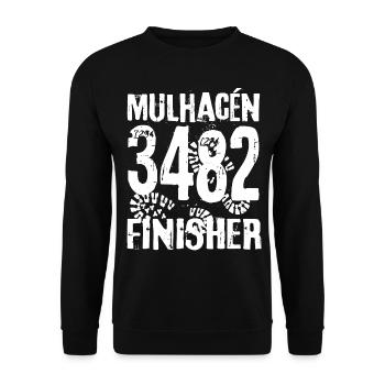 Mulhacén Bergsteiger Bergsteigen Sierra Nevada - Unisex Pullover - Schwarz - Vorne - Alina (178cm) & Michal (187cm)