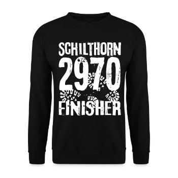 Schilthorn Piz Gloria Lauterbrunnen Mountaineer - Unisex Sweatshirt - black - Front - Alina (178cm) & Michal (187cm)