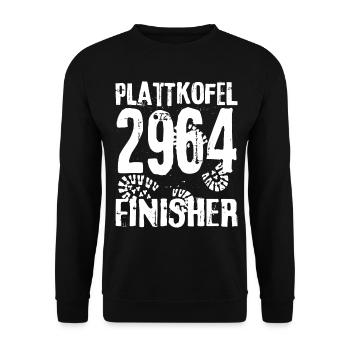 Sasso Piatto Sas Plat Tyrol du Sud Randonneurs - Sweat-shirt Unisexe - noir - Devant - Alina (178cm) & Michal (187cm)