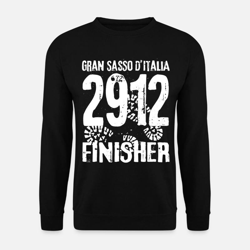 Gran Sasso d'Italia Corno Grande Berg Abruzzi - Unisex Pullover - Schwarz