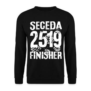 Seceda Gipfel Puez Geisler Wandern Dolomiten - Unisex Pullover - Schwarz - Vorne - Alina (178cm) & Michal (187cm)
