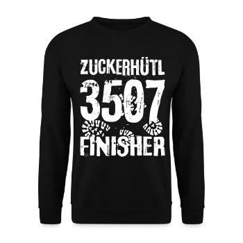 Zuckerhütl 7 Sieben Gipfel Stubai Stubaital Wander - Unisex Pullover - Schwarz - Vorne - Alina (178cm) & Michal (187cm)
