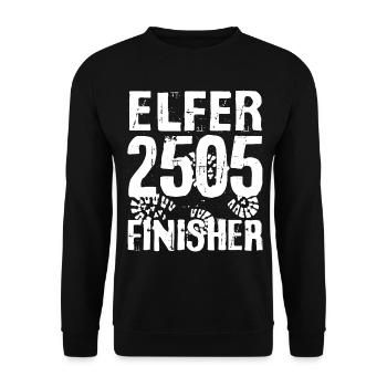 Elfer Berg Seven Summits Stubai Stubaital Wandern - Unisex Pullover - Schwarz - Vorne - Alina (178cm) & Michal (187cm)