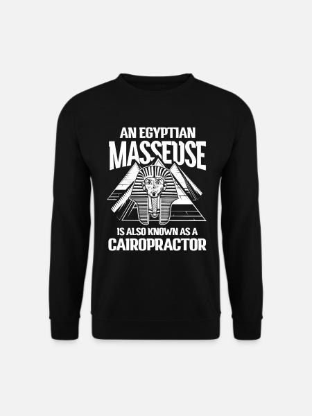 An Egyptian Masseuse Known as a Cairopractor - Unisex Pullover - Schwarz