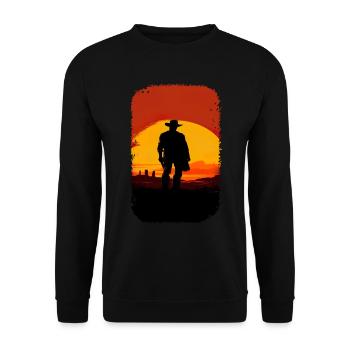 All Right After A Divorce He Has Nothing Left - Unisex Pullover - Schwarz - Vorne - Alina (178cm) & Michal (187cm)