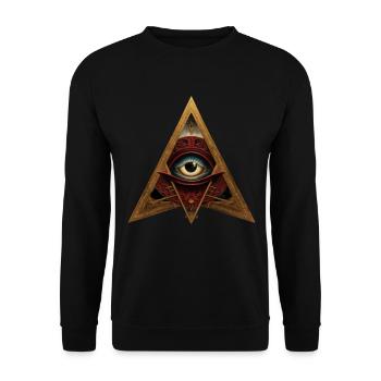 All Right After A Divorce He Has Nothing Left - Unisex Pullover - Schwarz - Vorne - Alina (178cm) & Michal (187cm)