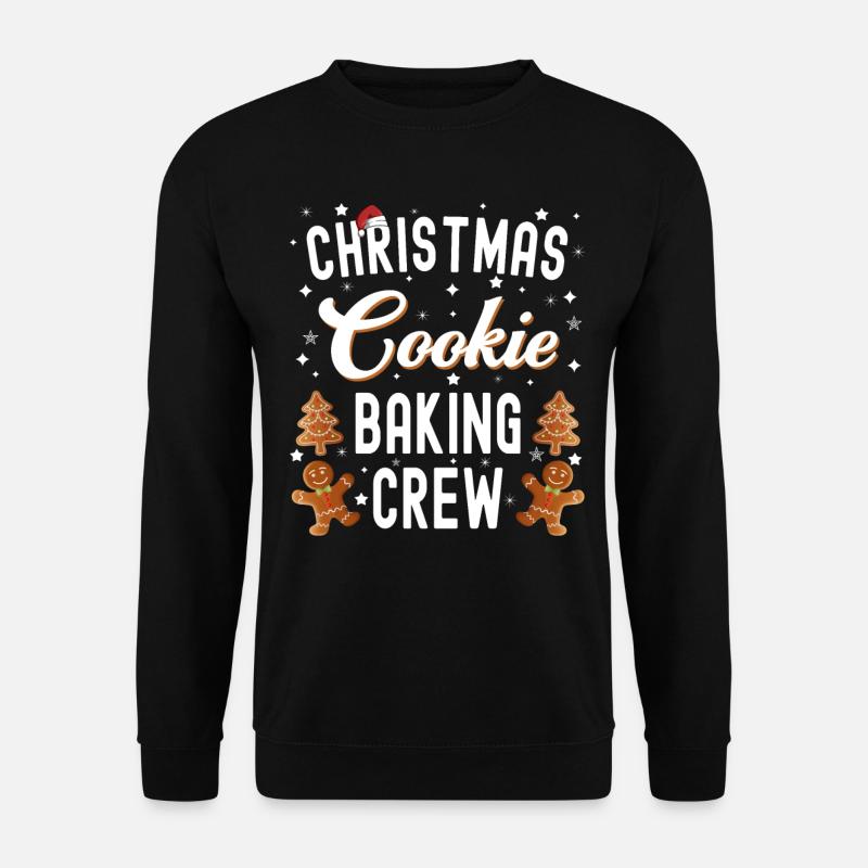 Christmas Cookie Baking Crew - Unisex Sweatshirt - black