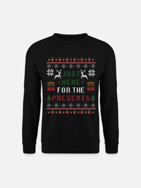 Juste ici pour les cadeaux de Noël Xmas - Sweat-shirt Unisexe - noir
