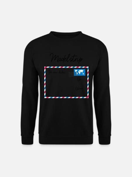 Mädelstrip zum Unterschreiben - Unisex Pullover - Schwarz