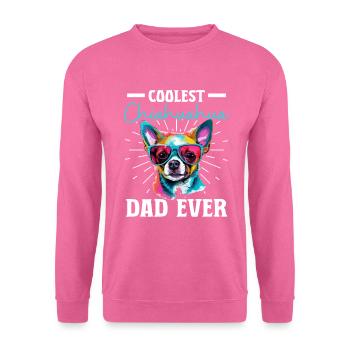 Chihuahua Chiwawa Dog Breed Pet Coolest Chihuahua - Unisex Pullover - Pink - Vorne