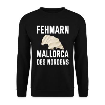 Fehmarn Ostsee Mallorca des Nordens - Unisex Pullover - Schwarz - Vorne - Alina (178cm) & Michal (187cm)