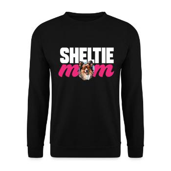 Shetland Sheepdog Dog Sheltie - Sheltie Mom - Sweat-shirt Unisexe - noir - Devant - Alina (178cm) & Michal (187cm)