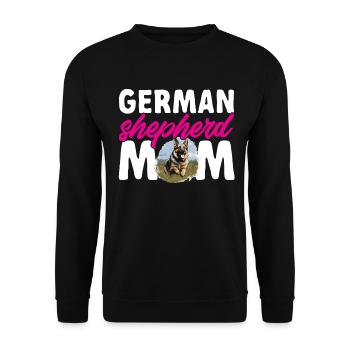 German Shepherd Dog Breed German Shepherd Mom - Unisex Sweatshirt - black - Front - Alina (178cm) & Michal (187cm)