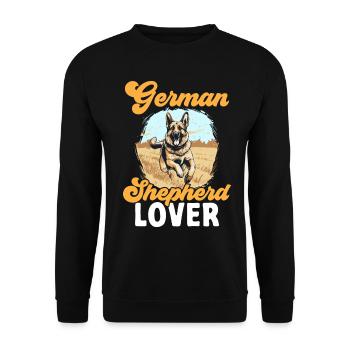 German Shepherd Dog Breed German Shepherd lover - Unisex Sweatshirt - black - Front - Alina (178cm) & Michal (187cm)