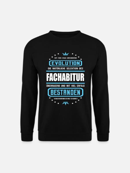 Fachabitur bestanden -Schulabschluss Design - Unisex Pullover - Schwarz