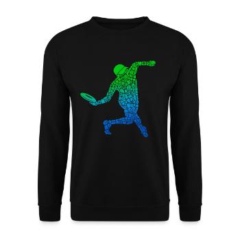 Disc Golf Disc Golf Sport Disc Golfeur Homme - Sweat-shirt Unisexe - noir - Devant - Alina (178cm) & Michal (187cm)