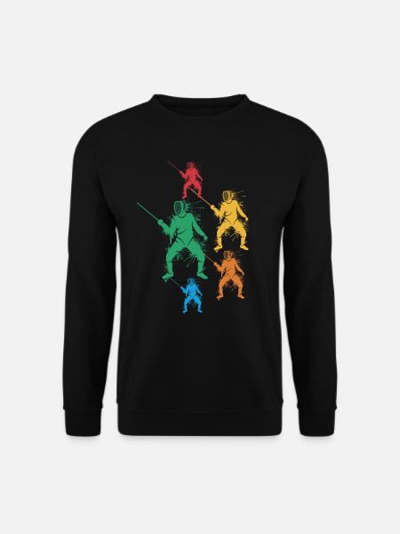 Escrimeurs Maîtres d’escrime Garçons Enfants Escrime - Sweat-shirt Unisexe - noir