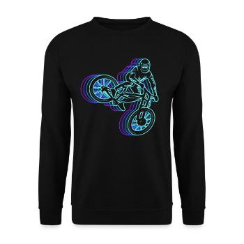 VTT VTT Cycliste Hommes VTT - Sweat-shirt Unisexe - noir - Devant - Alina (178cm) & Michal (187cm)