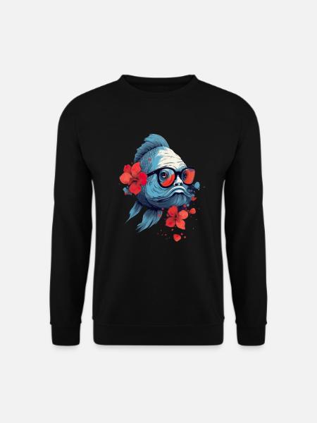 Exotische Zierfische Aquaristik Aquarium - Unisex Pullover - Schwarz