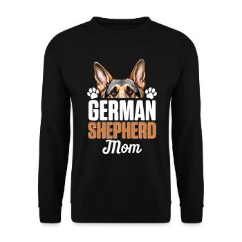 German Shepherd Dog Breed Pet German Shepherd Mom - Unisex Sweatshirt - black - Front - Alina (178cm) & Michal (187cm)