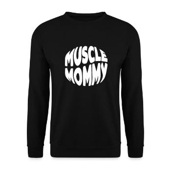 Muscle Mommy - Unisex Pullover - Schwarz - Vorne - Alina (178cm) & Michal (187cm)