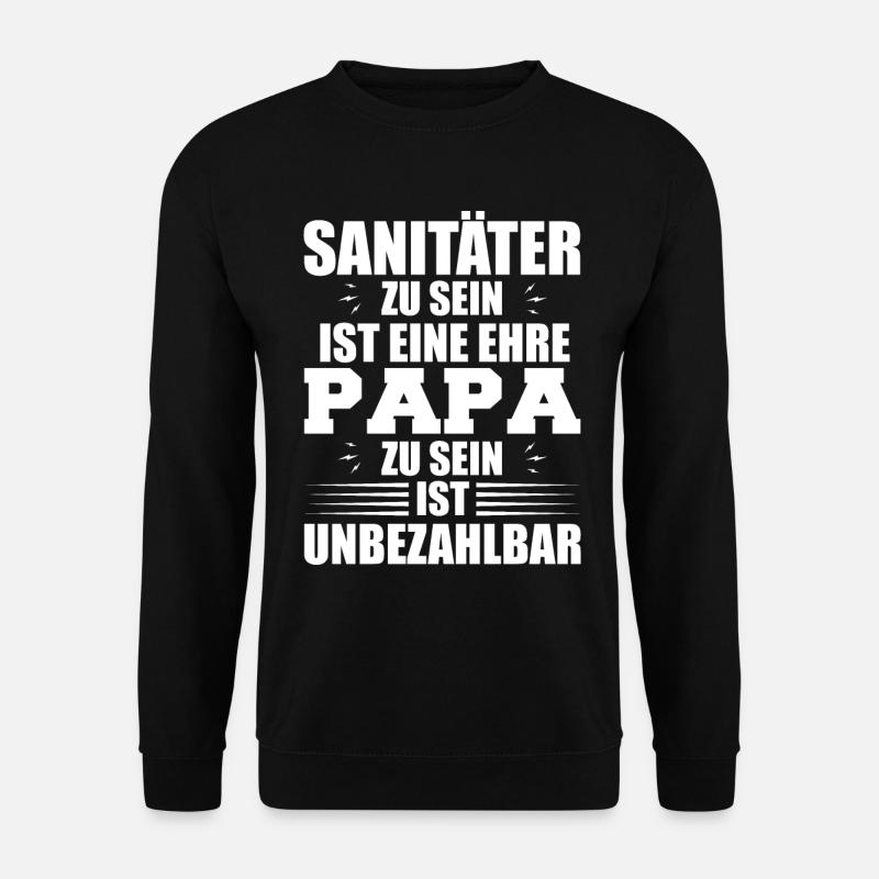 Sanitäter Rettungsdienst - Unisex Pullover - Schwarz