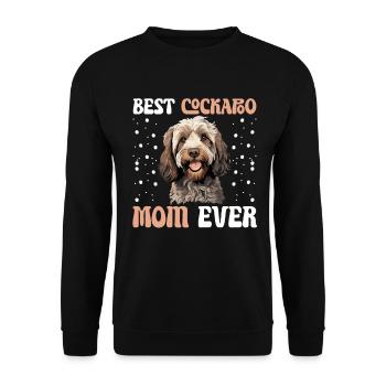 Cockapoo Dog Breeded Pet Best Cockapoo Mom ever - Sweat-shirt Unisexe - noir - Devant - Alina (178cm) & Michal (187cm)