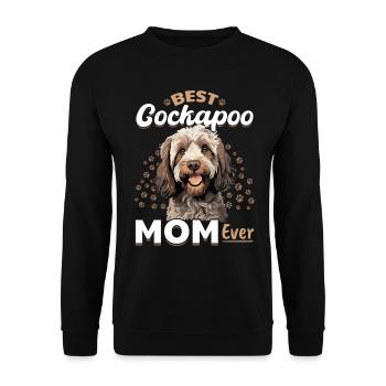Cockapoo Dog Breeded Pet Best Cockapoo Mom ever - Sweat-shirt Unisexe - noir - Devant - Alina (178cm) & Michal (187cm)