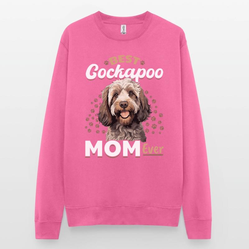 Cockapoo Dog Breeded Pet Best Cockapoo Mom ever Sweat-shirt Unisexe