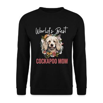 Cockapoo Dog Breeded Pet World’s Best Cockapoo Mom - Sweat-shirt Unisexe - noir - Devant - Alina (178cm) & Michal (187cm)
