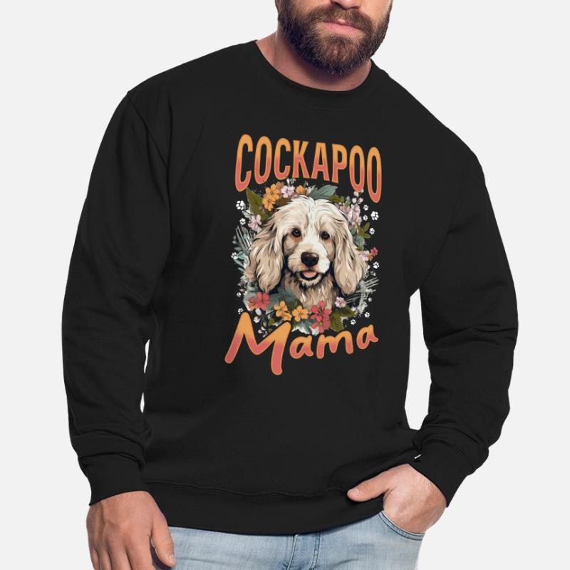 Cockapoo Race de chien Cockapoo Cockapoo Mama Sweat-shirt Unisexe