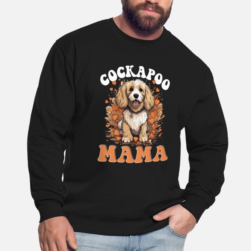 Cockapoo Race de chien Cockapoo Cockapoo Mama Sweat-shirt Unisexe