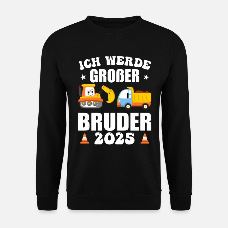 Ich Werde Großer Bruder 2025 - Unisex Pullover - Schwarz
