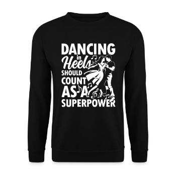 Tap Dance Tap Dancer Tanz Tänzer Stepptanz - Unisex Pullover - Schwarz - Vorne - Alina (178cm) & Michal (187cm)