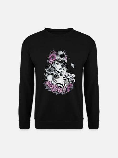 Floristin für eine Floristin - Unisex Pullover - Schwarz