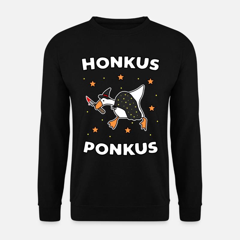 Honkus Ponkus - Unisex Pullover - Schwarz