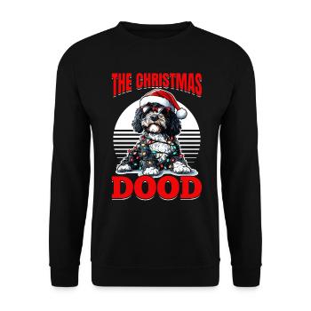 Bernedoodle Christmas Dog Breed The Christmas Dood - Unisex Pullover - Schwarz - Vorne - Alina (178cm) & Michal (187cm)
