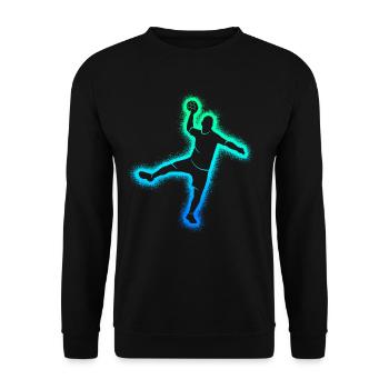 Handball Joueurs Handball Hommes Handball Garçons Handball - Sweat-shirt Unisexe - noir - Devant - Alina (178cm) & Michal (187cm)