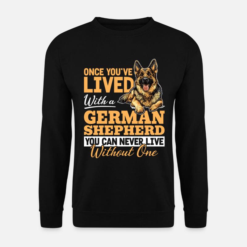 German Shepherd Dog Breed - Unisex Sweatshirt - black