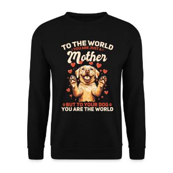 Labrador Lover Dog Owner - Unisex Pullover - Schwarz - Vorne - Alina (178cm) & Michal (187cm)