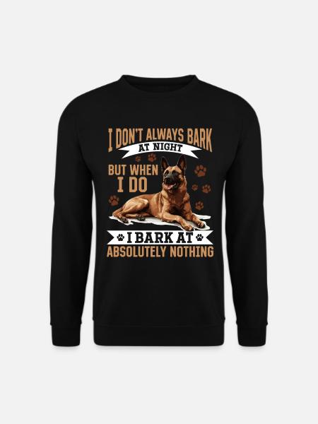 Belgian Malinois Dog Owner - Unisex Pullover - Schwarz