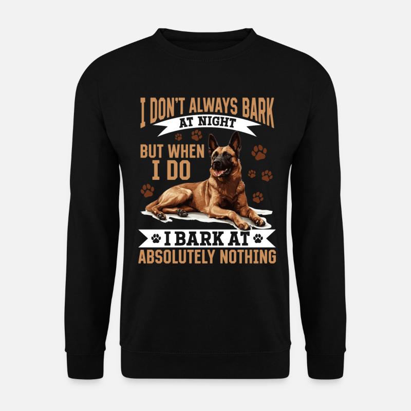 Belgian Malinois Dog Owner - Unisex Pullover - Schwarz