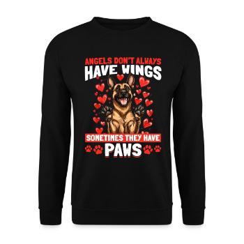 Belgian Malinois Lover Dog Owner - Unisex Sweatshirt - black - Front - Alina (178cm) & Michal (187cm)