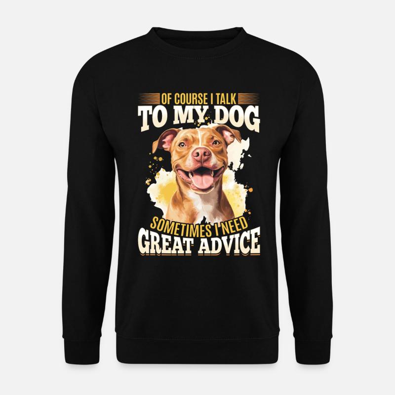 Pitbull Terrier Dog Owner - Unisex Sweatshirt - black