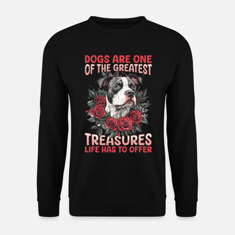 Pitbull Terrier Dog Owner - Unisex Sweatshirt - black
